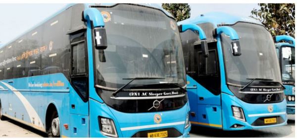 उद्घाटन के चार महीने बाद भी सड़क पर नहीं उतरी एनबीएसटीसी स्लीपर वोल्वो बसें