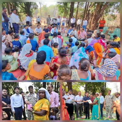 नक्सलमुक्त क्षेत्रों में विकास कार्य को गति देने प्रशासन कर रही है प्रयास : कलेक्टर