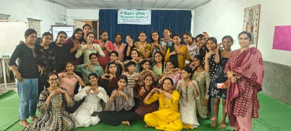 गुरुकुल महिला महाविद्यालय, रायपुर में YES+ कार्यशाला का समापन