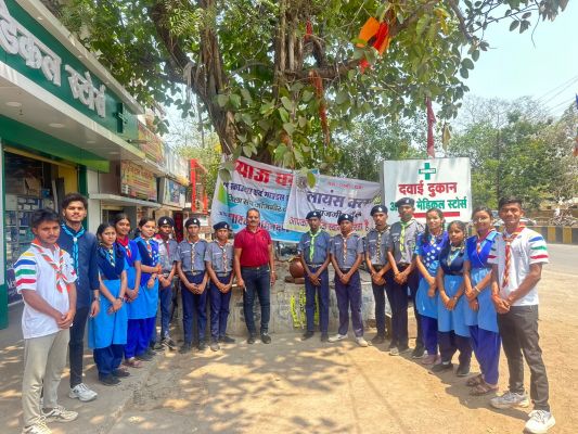 जांजगीर-चांपा : भीषण गर्मी में राहगीरों के लिए सहारा बना प्याऊ, एक माह में 27 स्वयंसेवकों ने दी सेवा