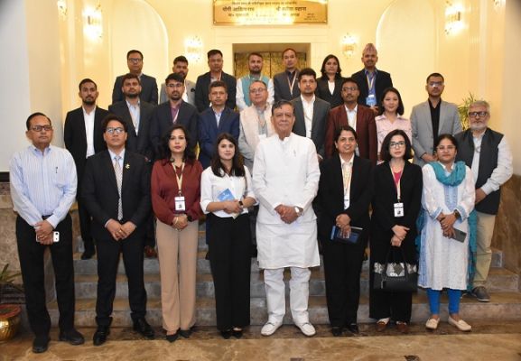 नेपाल के 20 सदस्यीय मीडिया प्रतिनिधिमंडल ने उप्र विधानसभा अध्यक्ष से की मुलाकात