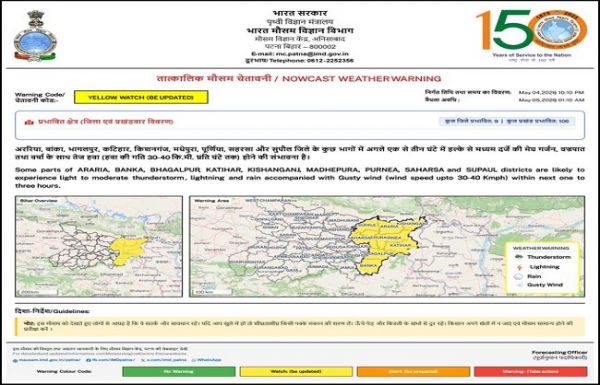 बिहारः 24 घंटे में आंधी-बारिश और आकाशीय बिजली से 24 लोगों की मौत, आश्रितों को आर्थिक मदद की घोषणा
