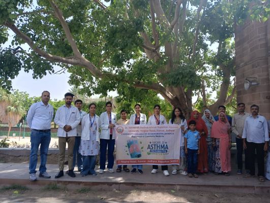 आयुर्वेद विश्वविद्यालय आमजन को अस्थमा बीमारी के प्रति किया जागरूक