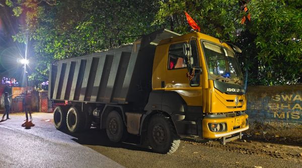 खनन विभाग की कार्रवाई में दो वाहन जब्त