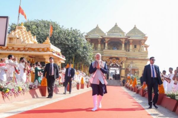 सोमनाथ मंदिर हमारी सभ्यता का अटूट संकल्पः मोदी