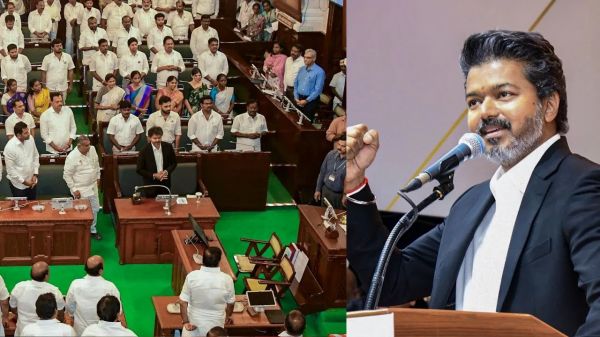 तमिलनाडु में टीवीके सरकार ने हासिल किया बहुमत, 144 मत में 27 एआईएडीएमके सदस्याें का भी समर्थन