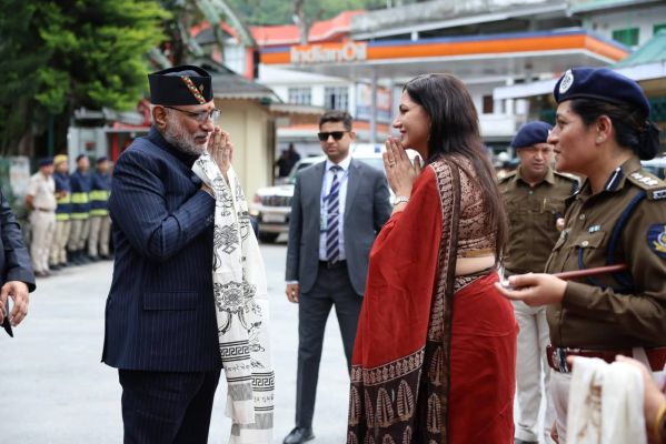 उपराष्ट्रपति सीपी राधाकृष्णन सिक्किम पहुंचे, रंगपो में स्वागत