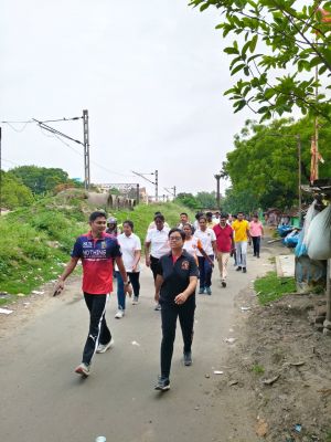 पुलिसकर्मियों की फिटनेस और स्वच्छता पर रिषड़ा थाना का विशेष अभियान