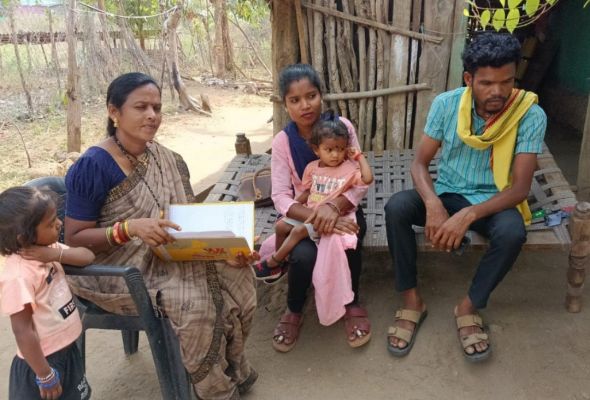 रायपुर : गंभीर कुपोषण से सामान्य श्रेणी में पहुंची शान्वी