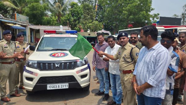 सुकमा में त्वरित पुलिस सहायता हेतु आपातकालीन डायल 112 का हुआ शुभारंभ