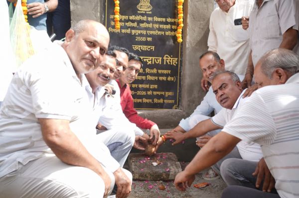 मंत्री इंद्राज ने कुतुबगढ़ कॉलोनी में 4.82 करोड़ की विकास परियोजना का किया शिलान्यास