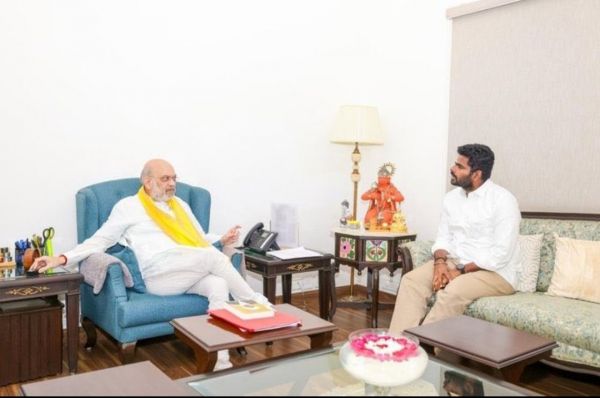 भाजपा छोड़ने की अटकलों के बीच अन्नामलाई ने की अमित शाह से मुलाकात