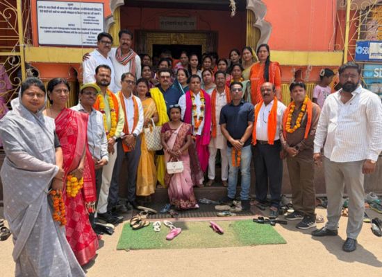 भाजपा ने मां दंतेश्वरी से प्रधानमंत्री के 12 वर्ष का कार्यकाल पूरा होने पर दीर्घायु की कामना