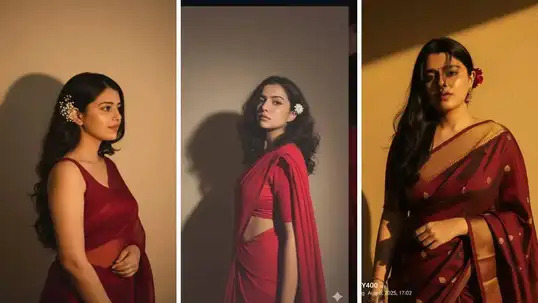 लाल साड़ी से लेकर बनारसी तक – अब हर लुक में देखें खुद को, वो भी कुछ ही मिनटों में!