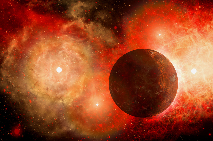 खगोलविदों ने एक युवा दुष्ट ग्रह को अपने आसपास के वातावरण को निगलते हुए देखा