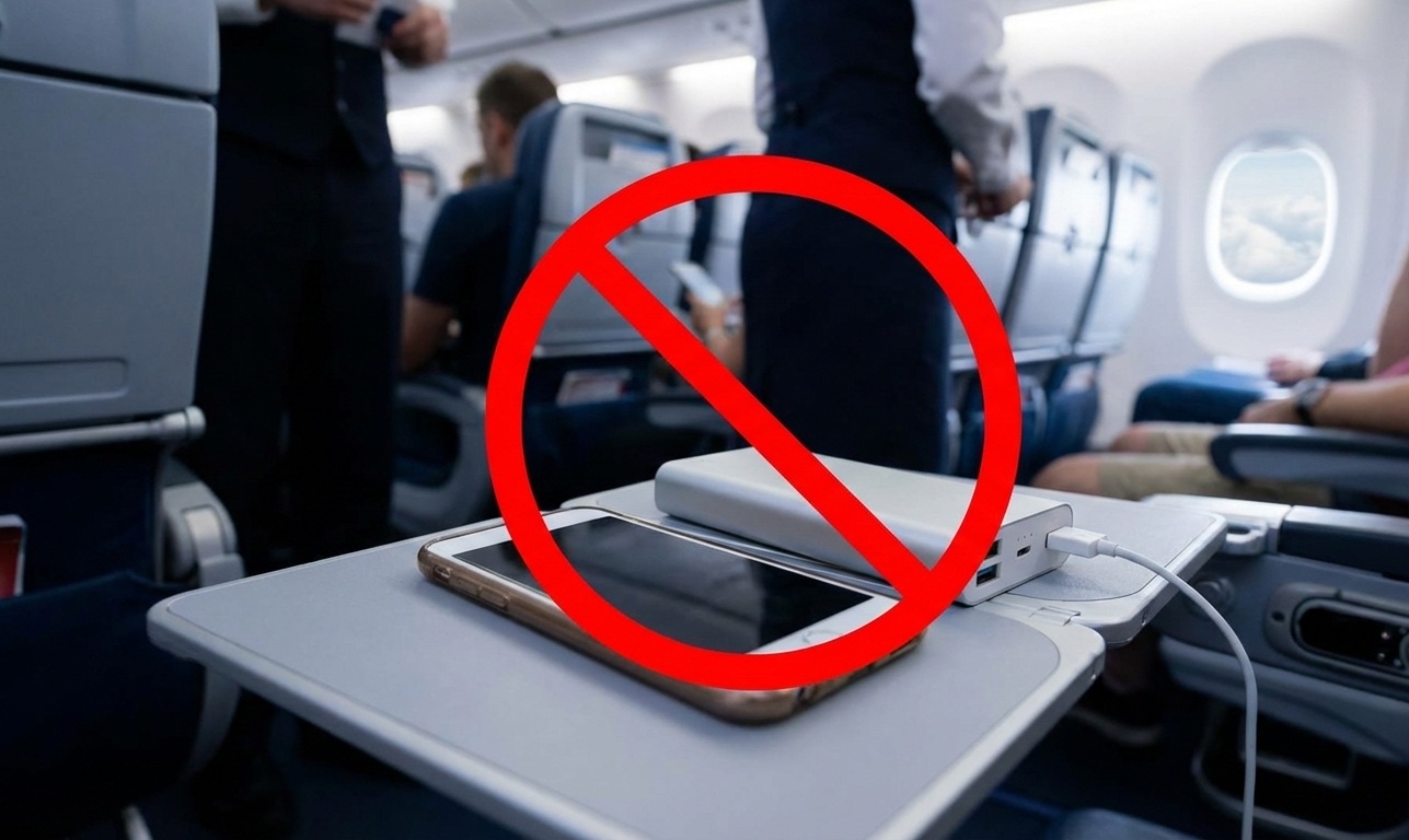 फ्लाइट में पावर बैंक से मोबाइल चार्ज करना अब बैन, DGCA ने बदले नियम