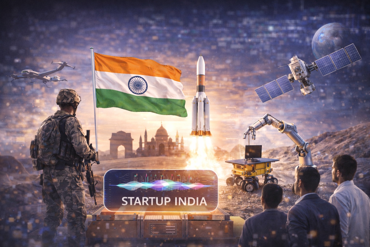  रक्षा से अंतरिक्ष तक: &lsquo;स्टार्टअप इंडिया&rsquo; के 10 साल और राष्ट्र निर्माण में उभरता भारत  