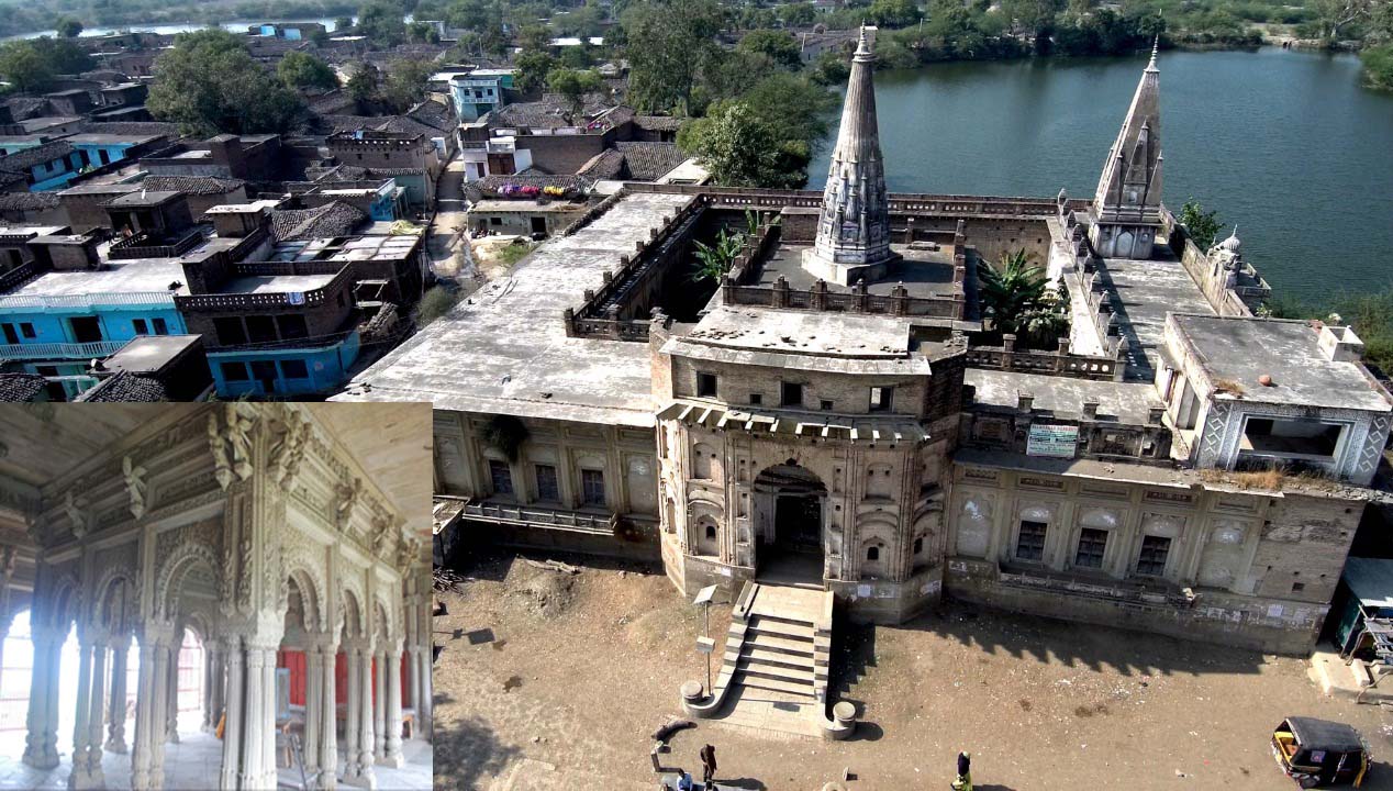 हमीरपुर में एक ही पत्थर पर बना है रामजानकी मंदिर, पूरी महाभारत के चित्रित है प्रसंग