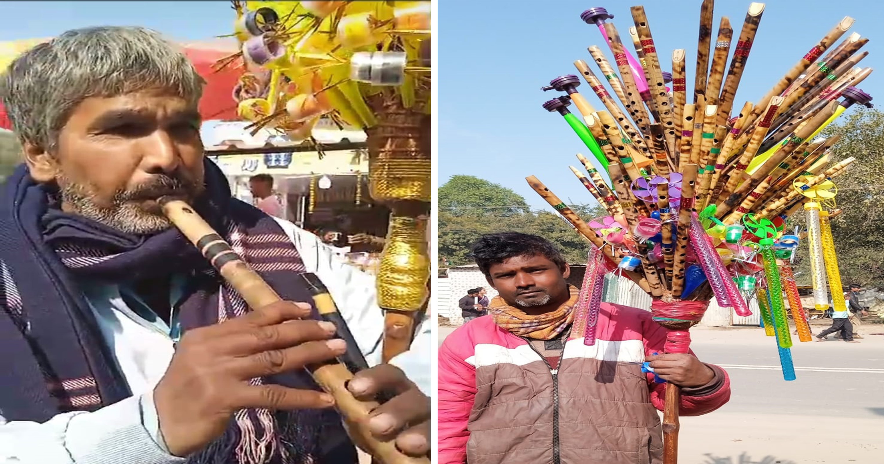 महाकुंभ में बांसुरी का जादू: बच्चों से लेकर बुजुर्ग तक हुए मंत्रमुग्ध 