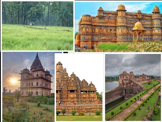 मध्य प्रदेश में पर्यटन के चटख रंग