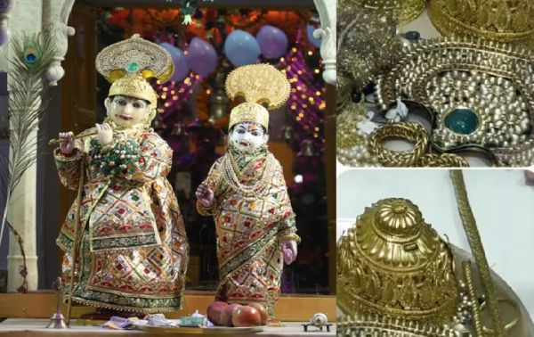 ग्वालियर के गोपाल मंदिर में 100 करोड़ रुपए के गहनों से होगा राधा–कृष्ण का श्रृंगार