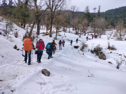 बर्फबारी ने बढ़ाई उत्तराखंड पर्यटन की रौनक, सैलानी पहुंचे दयारा और केदारकांठा